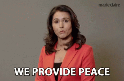 We Provide Peace Offer GIF - We Provide Peace Offer Informing GIFs