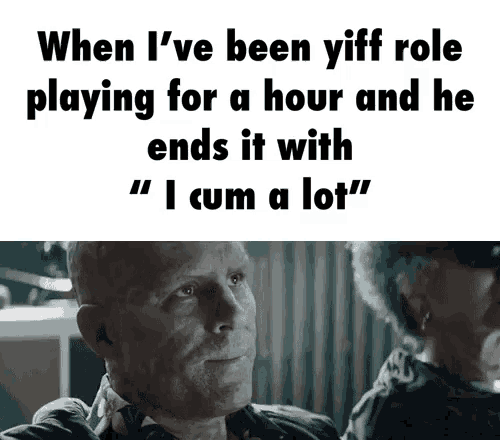 a man is playing a game for a hour and he ends it with " i cum a lot " .
