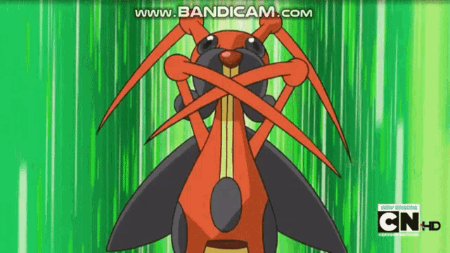 a cartoon character with a green background and the words www.bandicam.com at the bottom