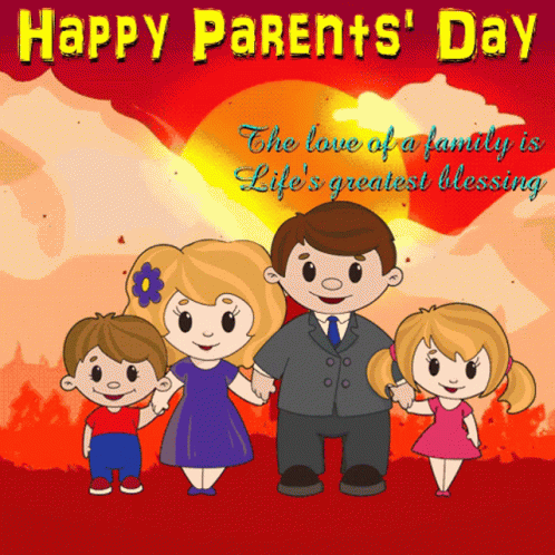 Happy Parents Day National Parents Day GIF - Happy Parents Day Parents Day National Parents Day GIFs