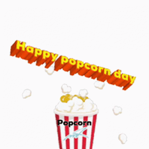 Popcorn Day GIF