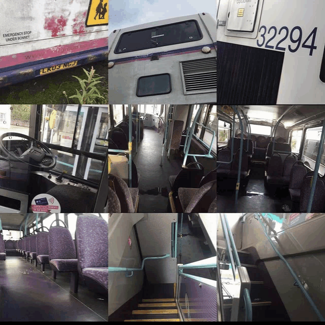 a bus with the number 32294 on it