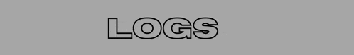 a gray background with the word logs written on it