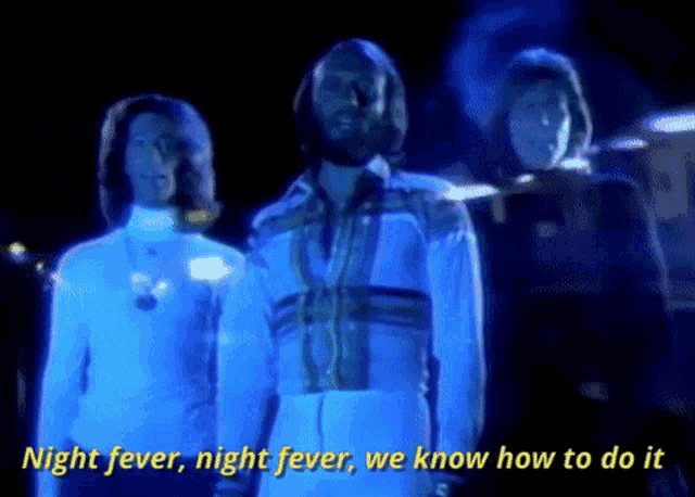 Night Fever Bee Gees GIF