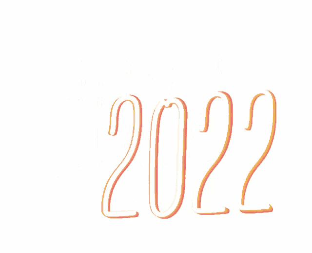 the year 2022 is displayed in yellow and pink letters