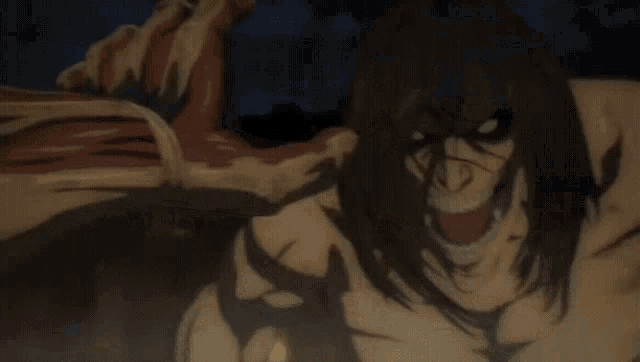 a group of monsters are fighting in front of a building