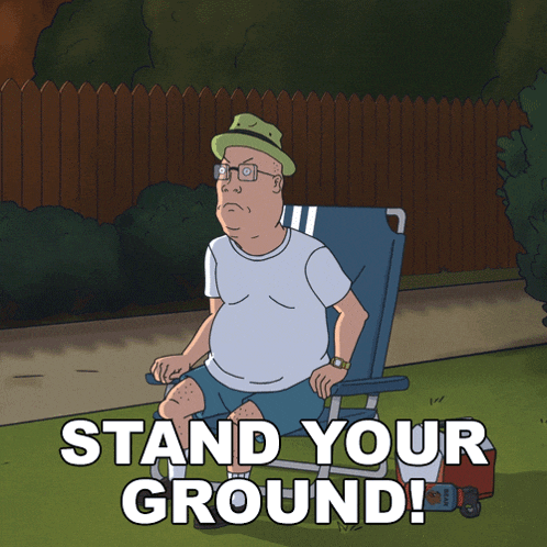 Stand Your Ground Tom Anderson GIF - Stand Your Ground Tom Anderson Mike Judge'S Beavis And Butt-head GIFs