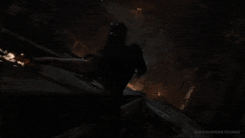 a video game called alpha in engine footage is shown