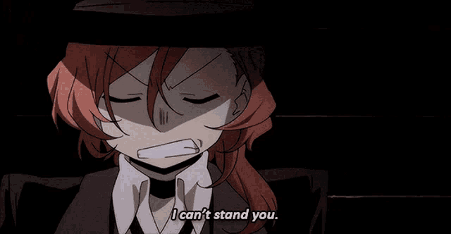 a cartoon character says i can t stand you
