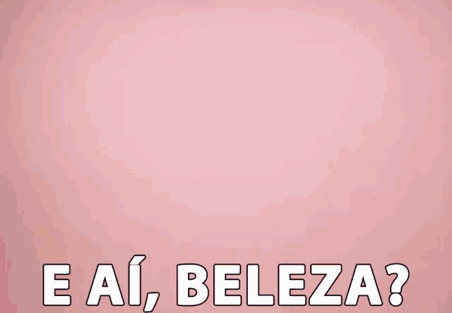 a blurry picture of a man with the words " e ai beleza " written in white