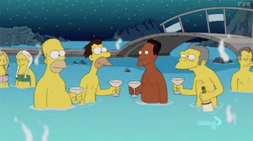 Men Just Being Men GIF - The Simpsons Homer Simpson Cheers GIFs