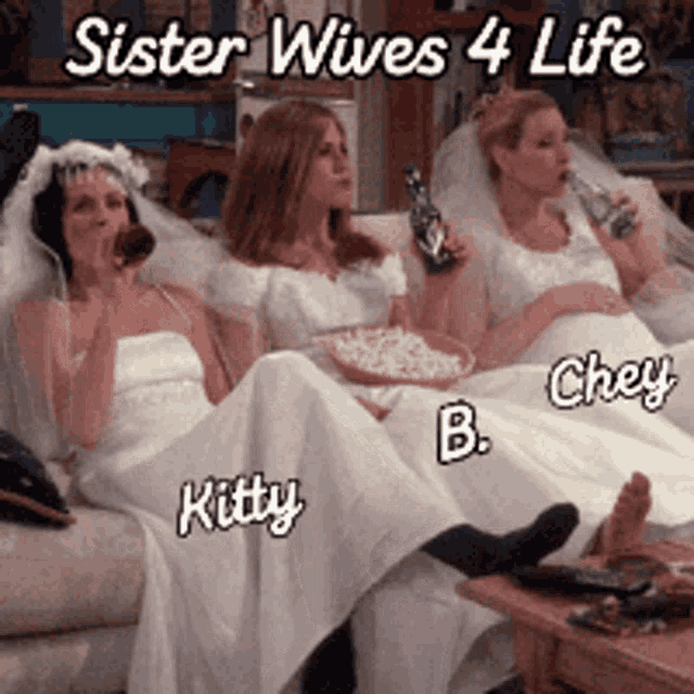 Sister Wives For Life Drink GIF - Sister Wives For Life Drink Friends GIFs