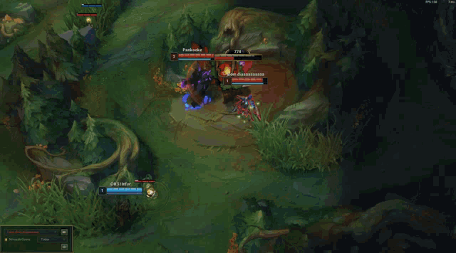 a screenshot of a video game shows a few players including one named pyranika