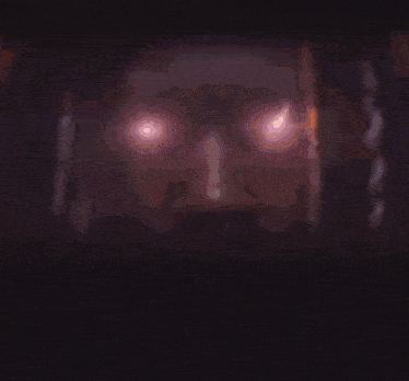 a pixel art of a cloudy sky with a smiley face in the background