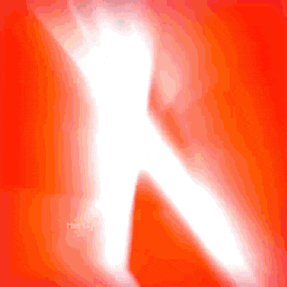 a red background with a white letter k in the center