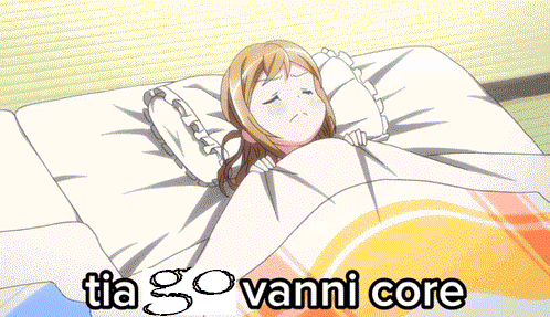 a picture of a girl with the words tia go vanni core