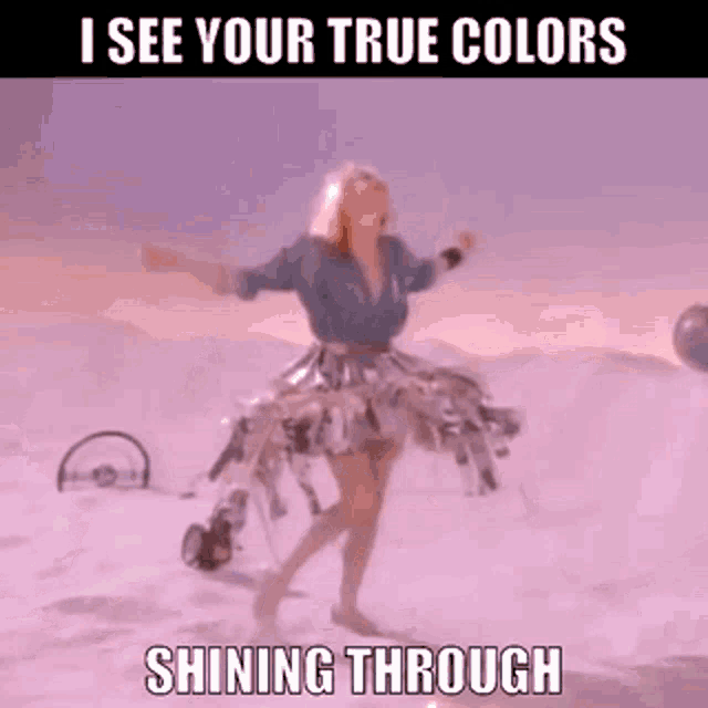 True Colors Cyndi Lauper GIF - True Colors Cyndi Lauper Shining Through GIFs