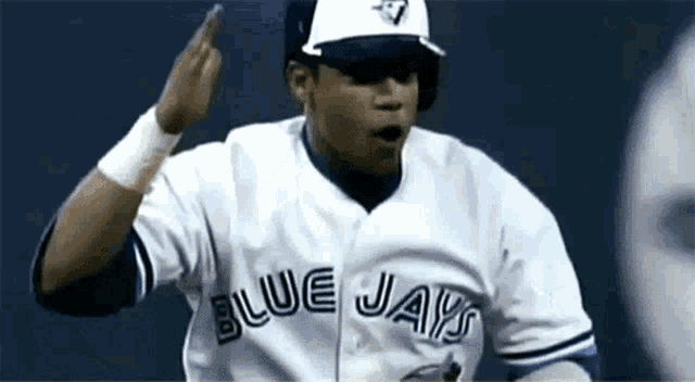 Toronto Blue Jays Roberto Alomar GIF - Toronto Blue Jays Roberto Alomar Chop GIFs