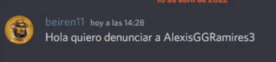 a blurred image of a person 's face with the words hola quiero denunciar a alexisgramires3 below it