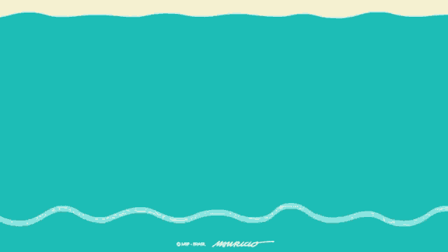 a drawing of waves and a starfish says mauricio