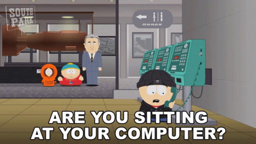 Are You Sitting At Your Computer Emperor Akihito GIF - Are You Sitting At Your Computer Emperor Akihito Stan Marsh GIFs