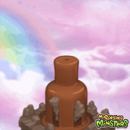 a cartoon drawing of a monster with the words my singing monsters