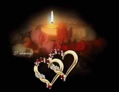 Two Hearts Love GIF - Two Hearts Love Candle GIFs