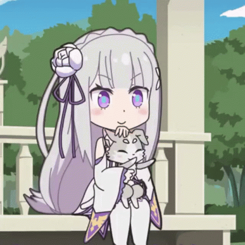 Rezero Emilia GIF - Rezero Emilia Puck GIFs