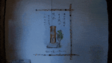 a painting on a wall that says ' i love you ' on it
