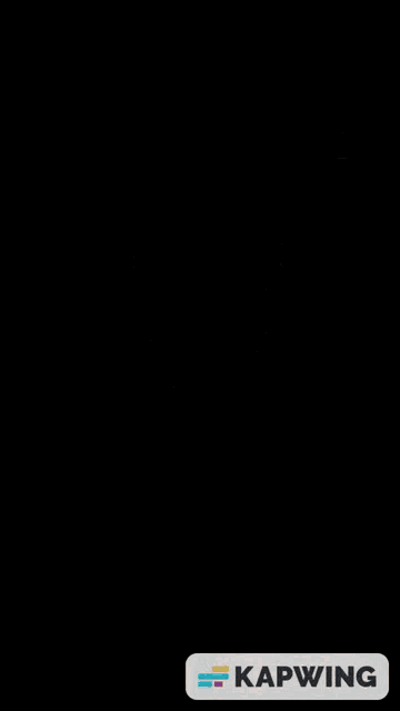 a woman 's face is displayed on a screen with the word kapwing on it
