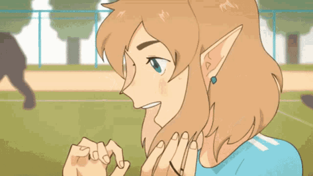 a cartoon drawing of a girl with long hair