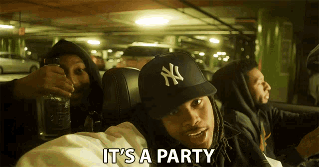 Its A Party Grab You Something GIF - Its A Party Grab You Something Get Your Mood Up GIFs
