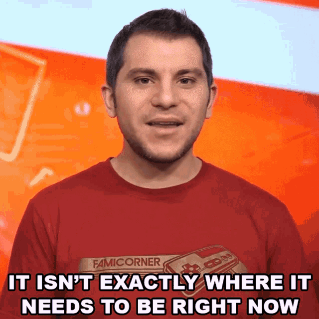 It Isnt Exactly Where It Needs To Be Right Now Shane Luis GIF - It Isnt Exactly Where It Needs To Be Right Now Shane Luis Rerez GIFs