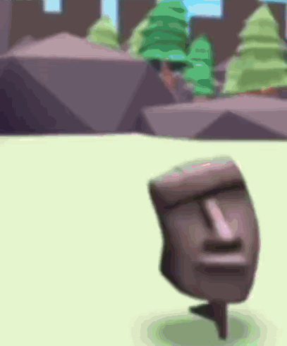 Moai Moai Statue GIF - Moai Moai Statue Stone Head GIFs