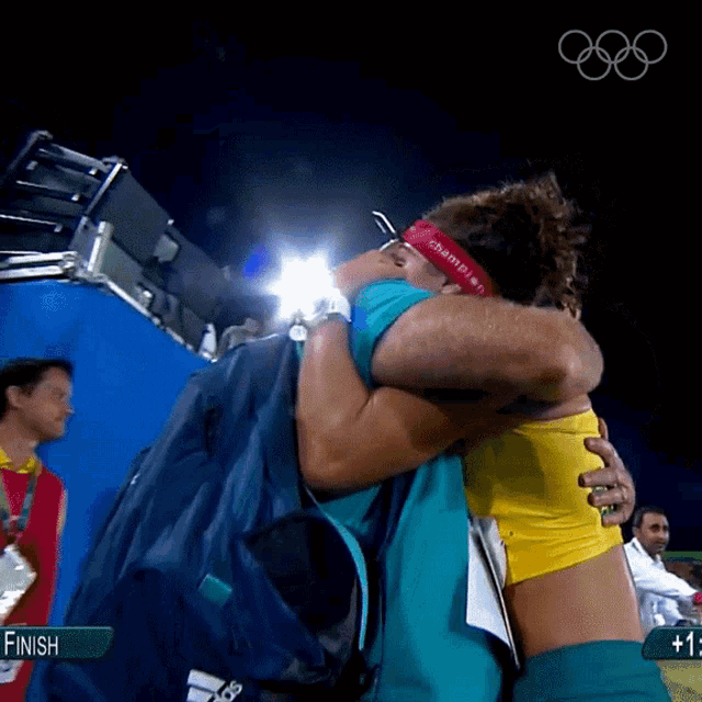 Hug Chloe Esposito GIF - Hug Chloe Esposito Olympics GIFs