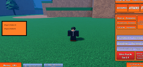 a screenshot of a video game with a character in the middle
