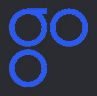 a blue circle with the word omise in black