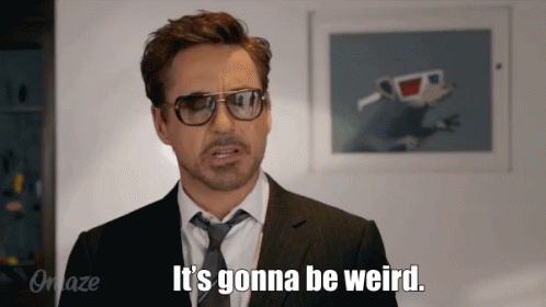 Get Ready For The Weird GIF - Robert Downey Jr Weird Uncomfortable GIFs