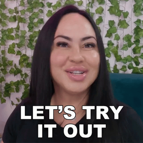 Lets Try This Out Mariah Milano GIF - Lets Try This Out Mariah Milano Dinner With Mariah GIFs