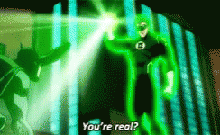 Green Lantern Youre Real GIF - Green Lantern Youre Real Superhero GIFs