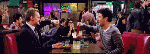 Fist Bump GIF - Himym How I Met Your Mother Barney Stinson GIFs