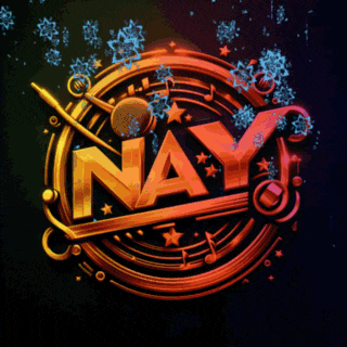 a green and yellow logo that says nay