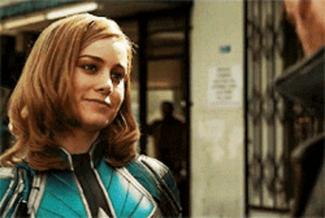 Captain Marvel Shaking Hand GIF - Captain Marvel Shaking Hand Ouch GIFs