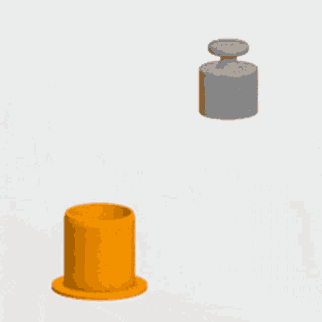 an orange circle with a weight inside of it and a no weight sign