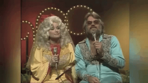 Kenny Rogers Dolly Parton GIF - Kenny Rogers Dolly Parton Island In The Stream GIFs