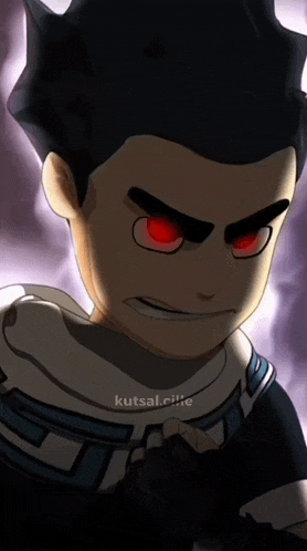 a close up of a cartoon character with the name kutsal.cillie on the bottom