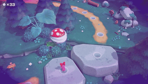 a video game with a star x33 in the upper left corner