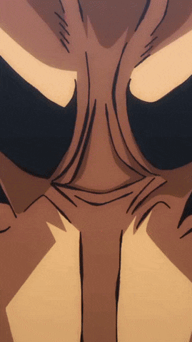 a close up of a drawing of a person 's chest