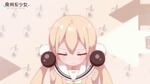 You Can Eat The Girl Bubble Tea GIF - You Can Eat The Girl Bubble Tea Anime GIFs