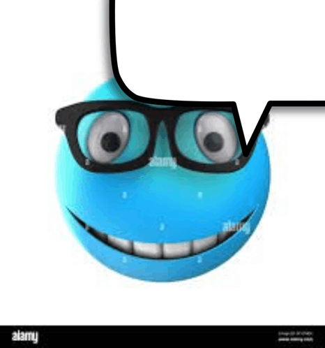 Nerd Emoji Bubbles GIF